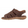 Sandale barbati casual din piele naturala maro bufo GKR47BM